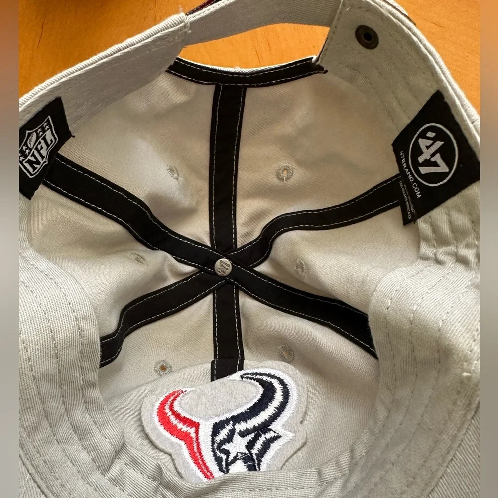 Houston Texans 47 Brand Grey Cap. Unisex. NFL Official Merchandise. - Picture 2 of 4